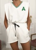 CAMISETA RUGBY BLANCA INICIAL A VERDE