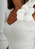 BODY CANALE FLORES BLANCO